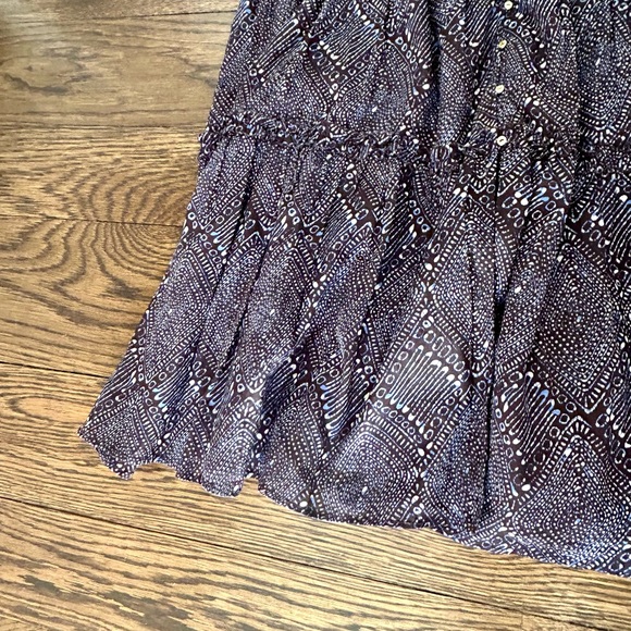 Ulla Johnson Rosalind Indigo Print Ruffle Midi Dress - Picture 8 of 14